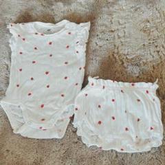 H&M 60cm 1-2m ロンパース　オーガニックコットン