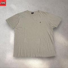 643Polo by Ralph Lauren刺繍ロゴTシャツ XXLベージュ