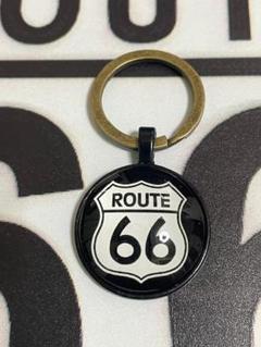 【K16】ルート66 キーホルダー ハーレー アメ車 アクセサリー 雑貨