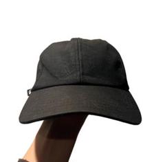 90s 00s wax cotton cap black