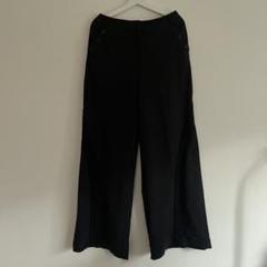 black wide trousers ワイドスラックス sullen