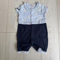 値下げ！petit main 花模様ロンパース