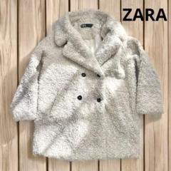 美品✨ZARA ザラ ボア フェイクファー プードル コート オフホワイト m64801422665_1.jpg?1728622510