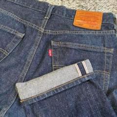 Levi's 501 ストレートデニム セルビッチ BIGE 濃紺W30