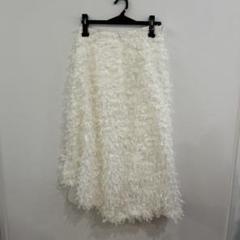 SHE Tokyo★モケスカート　Light Beige　美品 SHE Tokyo☆モケスカートLight Beige美品