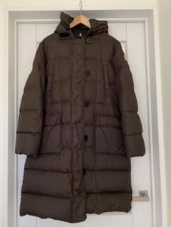 2022年最新】MONCLER モンクレール ナイロン ダウン ベルト付き ロング 単品販売 美品★モンクレール・マルメラド ワッペン ファー ベルト付 ダウンコート(00) ダウンジャケット