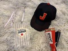 SAMURAI JAPAN 帽子　キャップ　チケットケース　メガホン