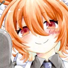 手描きイラスト　色紙　ウマ娘　アグネスタキオン　同人　メイド