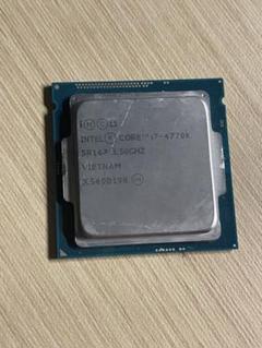 Intel core i7 4770kデスクトップ用　CPU