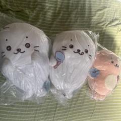 しろたん　らっこいぬ　bigぬいぐるみ