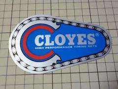 CLOYES ステッカー 122×73mm 当時物 クロイズ
