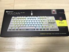 ロキャットバルカンTKLpro(白) ROCCAT、白鍵盤が映える光学スイッチ搭載キーボード「Vulcan TKL