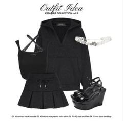 andwang KIRAKIRA zip up キラキラパーカー ブラックS - メルカリ