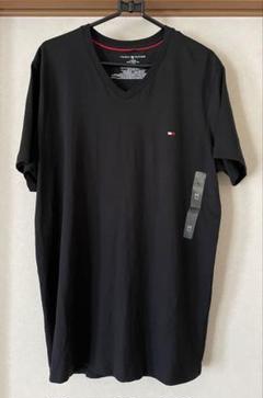 【新品未使用】Tommy Hilfiger ブラック Vネック Tシャツ M