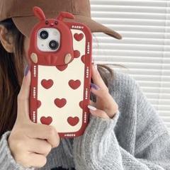 ハート 韓国 うさぎ 【新入荷】 新品 iPhone15Pro スマホケース