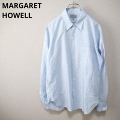 MARGARET HOWELL POPLIN STRIPE SHIRT