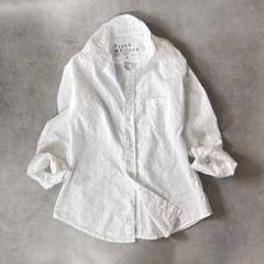 フランクアンドアイリーン コットン シャツ ブラウス 白ホワイト バリー XS Frank＆Eileen(フランク＆アイリーン)｜【MEN】LUKE コアライト