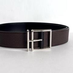 【超希少】エルメス リバーシブルベルト ネイサン40 ヴォー・トーゴ Hバックル