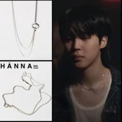 【BTS JIMIN ジミン着用】N349 シルバーネックレスアクセサリー BTS JIMIN ジミン着用】N349 シルバーネックレスアクセサリー