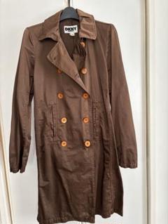 DKNYダナキャランウールカシミヤショールカラーコートベルトガウンコートカシミア DKNYダナキャランウールカシミヤショールカラーコートベルト