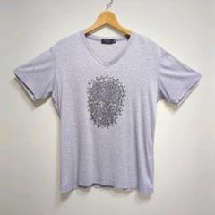 ★日本製 EPOCA UOMO スワロフスキー Vネック Tシャツ