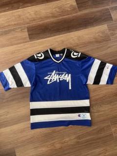 【激レア】ステューシー チャンピオン ホッケーシャツ ゲームシャツ 新入荷】 stussy x Champion ステューシー チャンピオン