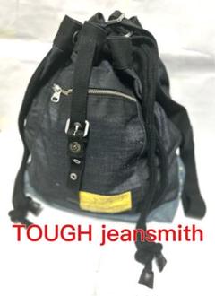 最終価格　新品未使用美品TOUGH JEANS INC. ナイロントートバッグ 新品未使用美品TOUGH JEANS INC. オリーブ色 ナイロントートバッグ