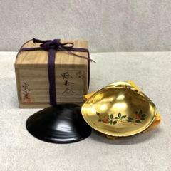 茶道具　山中塗　道場宗廣作　虫に秋草　黒檀虫篭蒔絵　香合　共箱　M　R5279 2025年最新】道場宗廣の人気アイテム - メルカリ