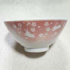 【花うさぎ】茶碗　クリスマス 35s01kblakpl00.jpg