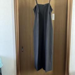 【新品】Iラインですっきり見え 大人見えサロペット