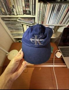 カルバンクライン　90s ネイビー　キャップ