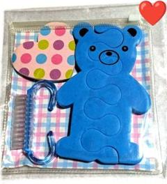 ♡美品♡新品♡ブルーカラーのクマ♡足指　セパレーター♡足リラックス癒し系の商品★