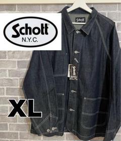 輝く高品質な XL デニムカバーオール Schott 未使用タグ付き メルカリ - ジャケット・アウター