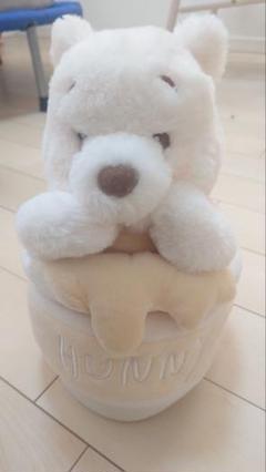 くまのプーさん ぬいぐるみ パペット ホワイト 2022年の白いプーさんシリーズ「White Pooh」は、もこもこ素材