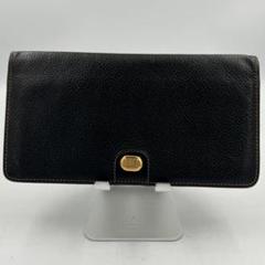ダンヒル dunhill 黒 レザー 長財布 札入れ カード入れ