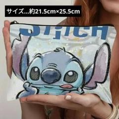 新品タグ付】リロ&スティッチ円筒バッグ型ポーチ希少