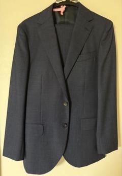 HILTON super110 セットアップスーツ ストライプ  ダークネイビー 楽天市場】【洋服の青山】秋冬用 ネイビー系 プレミアム