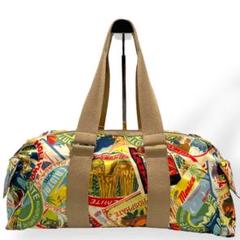 美品　LeSportsac　ミニボストンバッグ　ハンドバッグ　マルチカラー