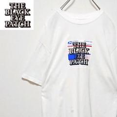 人気モデル ブラックアイパッチ センター ロゴ オーバーサイズ 半袖 Tシャツ