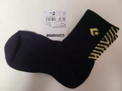 Converse バスケットボールソックス (ブラック×イエロー)21～23cm