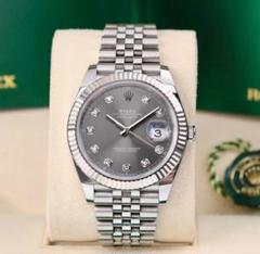 ROLEX Datejust グレー ダイヤモンド