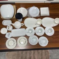 ポーセラーツ　白磁　3点セット ポーセラーツ白磁セット36点 - メルカリ