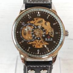 B.R.B メンズ腕時計　スケルトン　自動巻稼働品