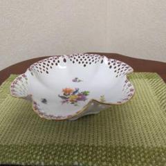 ヘレンド 透かし飾り皿 ヘレンド 飾り皿 ワトースタイル 透かし彫り マスターペインター