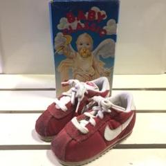 8034 NIKE BABY CORTEZ 2 Red USED 天使箱付き