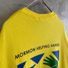 00's フルーツオブザルーム 古着 ハンド Tシャツ 半袖 プリント XL 黄