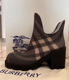 BURBERRYバーバリー ラバーブーツ　現行モデル　新品　定価￥116,600 BURBERRYバーバリー ラバーブーツ 現行モデル 新品 定価