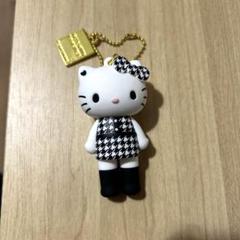 ハローキティ展 50周年ぬいぐるみマスコットキーホルダ 一千鳥格子オーバーオール ハローキティ展 マスコットホルダー 千鳥格子 ぬいぐるみ - メルカリ