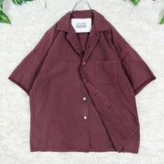 ユナイテッドアローズアンドサンズ　ダイド ボウリング シャツ　L　バーガンディ
