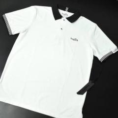 未使用 bagjack golf ハイストレッチ ポロシャツ S ホワイト